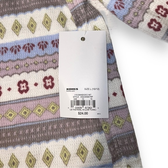 SO Girls Thermal Tunic and Plum Legging Set Size Large - Picture 4 of 11